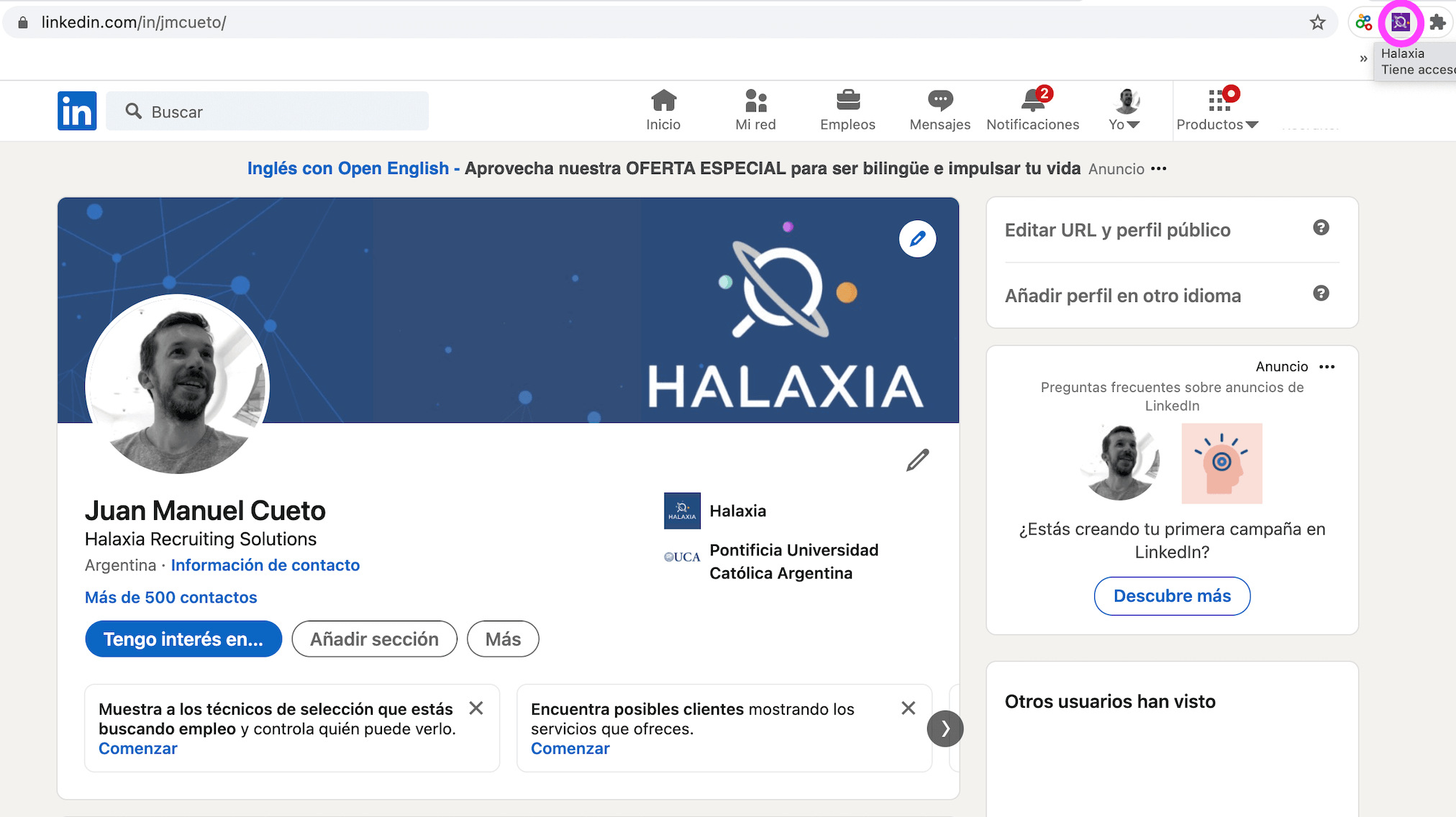 10. Linkedin chrome extension - Halaxia Blog