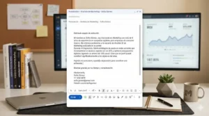 Ejemplo de correo redactado correctamente para enviar curriculum a reclutador.